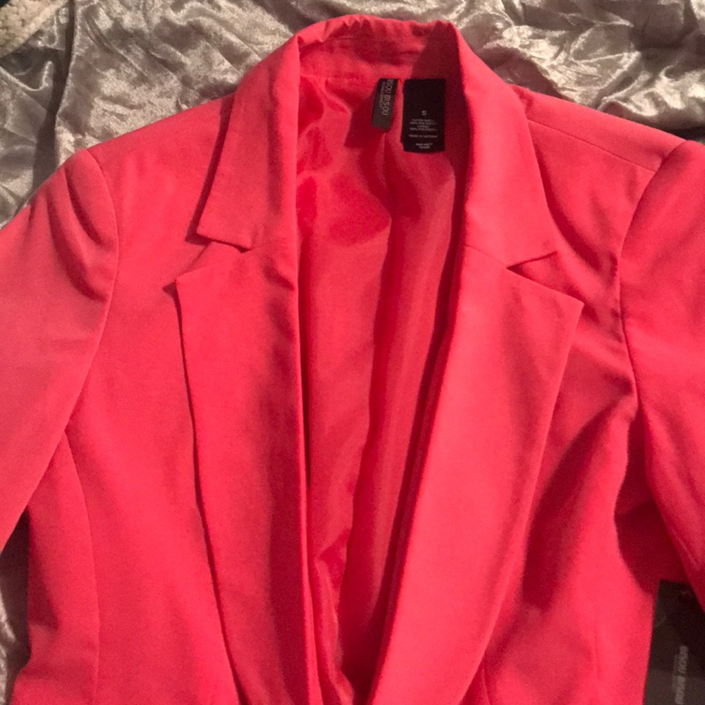 Hot pink blazer